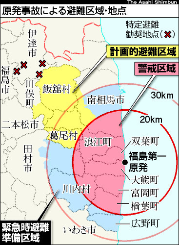 東日本大震災警戒区域